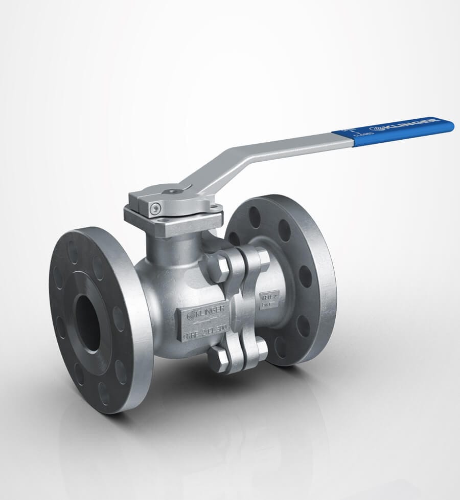 Distributor KLINGER KHE 2 PIECE BALL VALVE DN 15 - 200 (1/2"-8") | Valve Surabaya