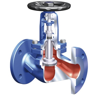 Distributor Ari Armaturen Globe Valve Bellow Seal ARI FABA DN 150 PN 40 Cast Steel surabaya